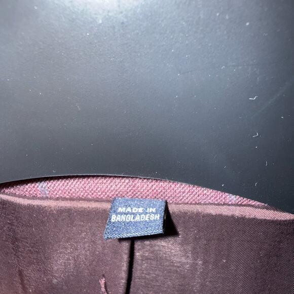 Jos. A. Bank Red Sport Coat with Notch Lapel - Picture 6 of 6